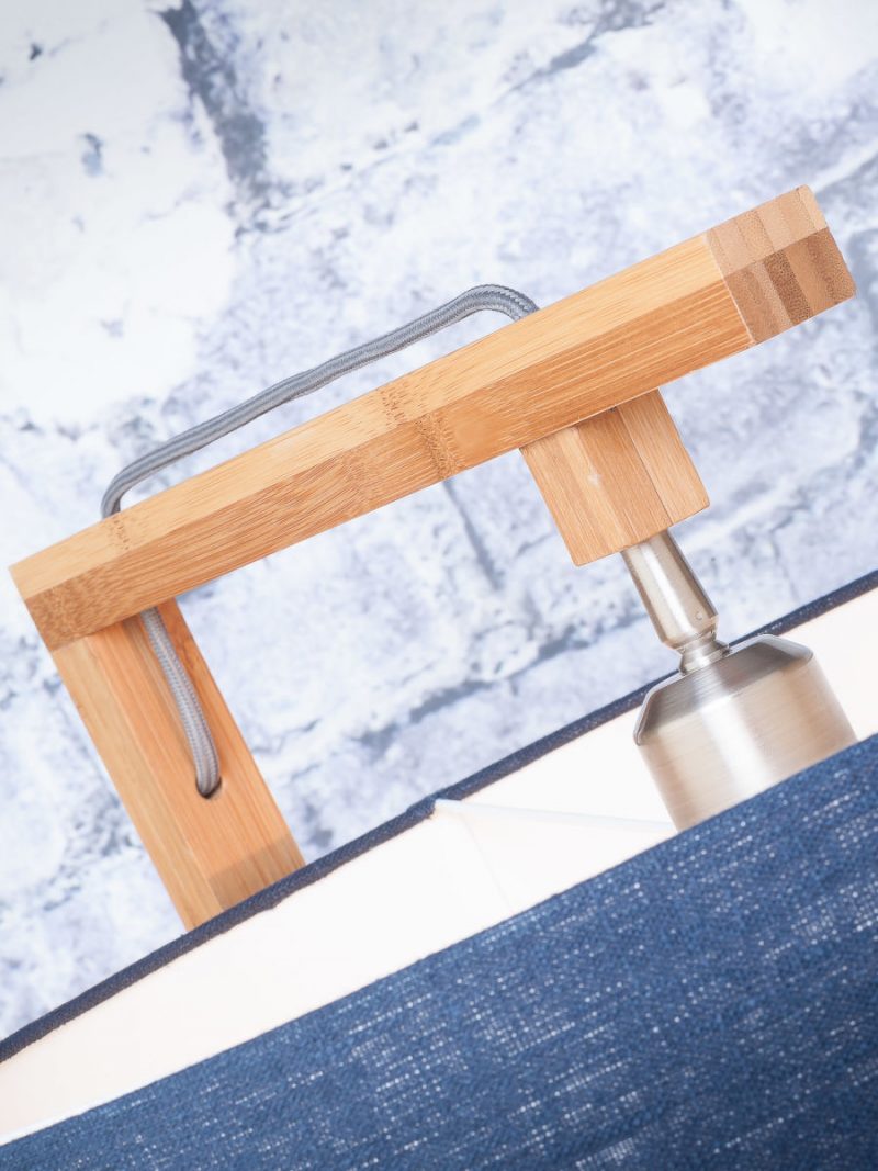 Graue Leinen skandinavische Stehlampe GOOD&MOJO Himalaya – Bild 6