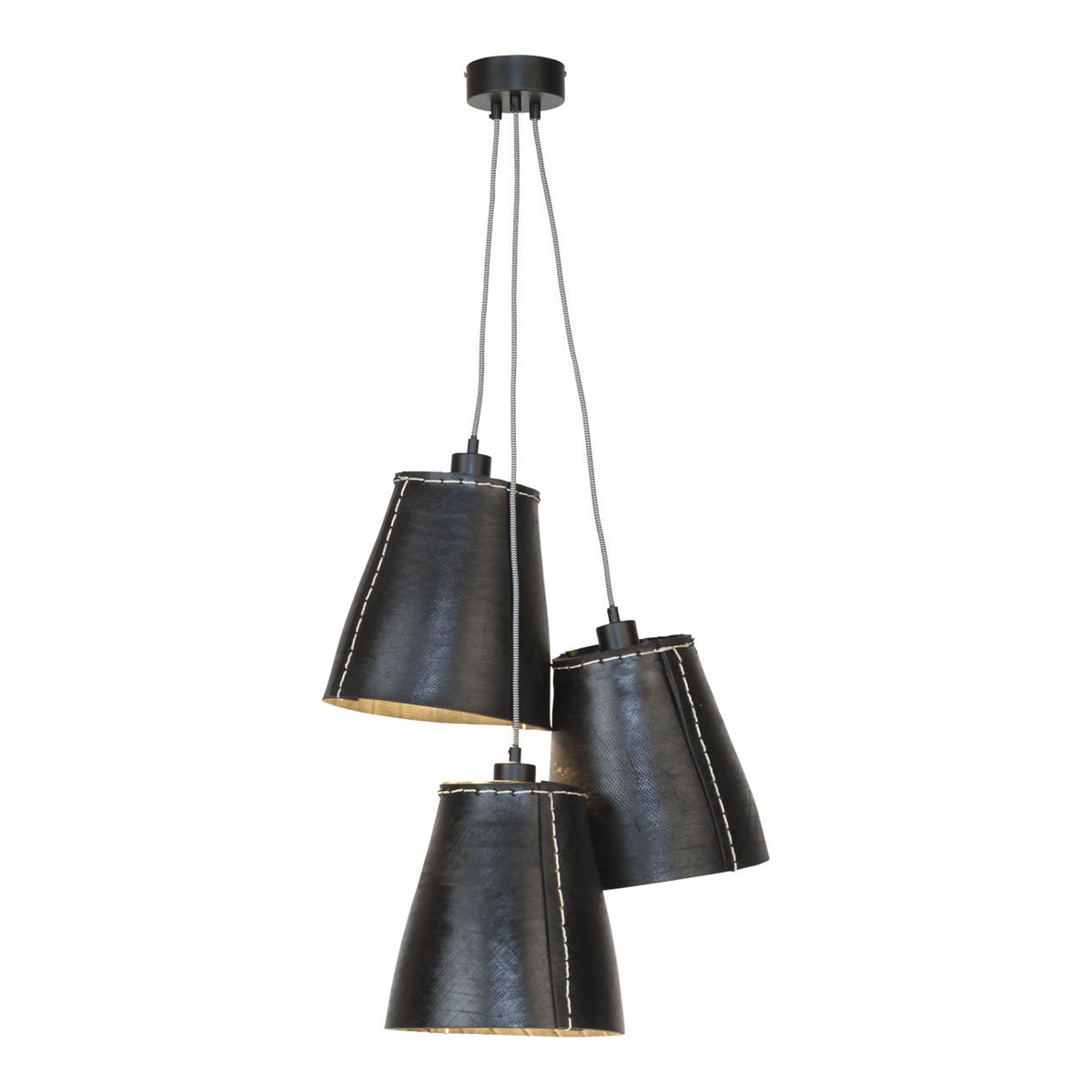 Gummierte schwarze Vintage Hängelampen GOOD&MOJO Amazon