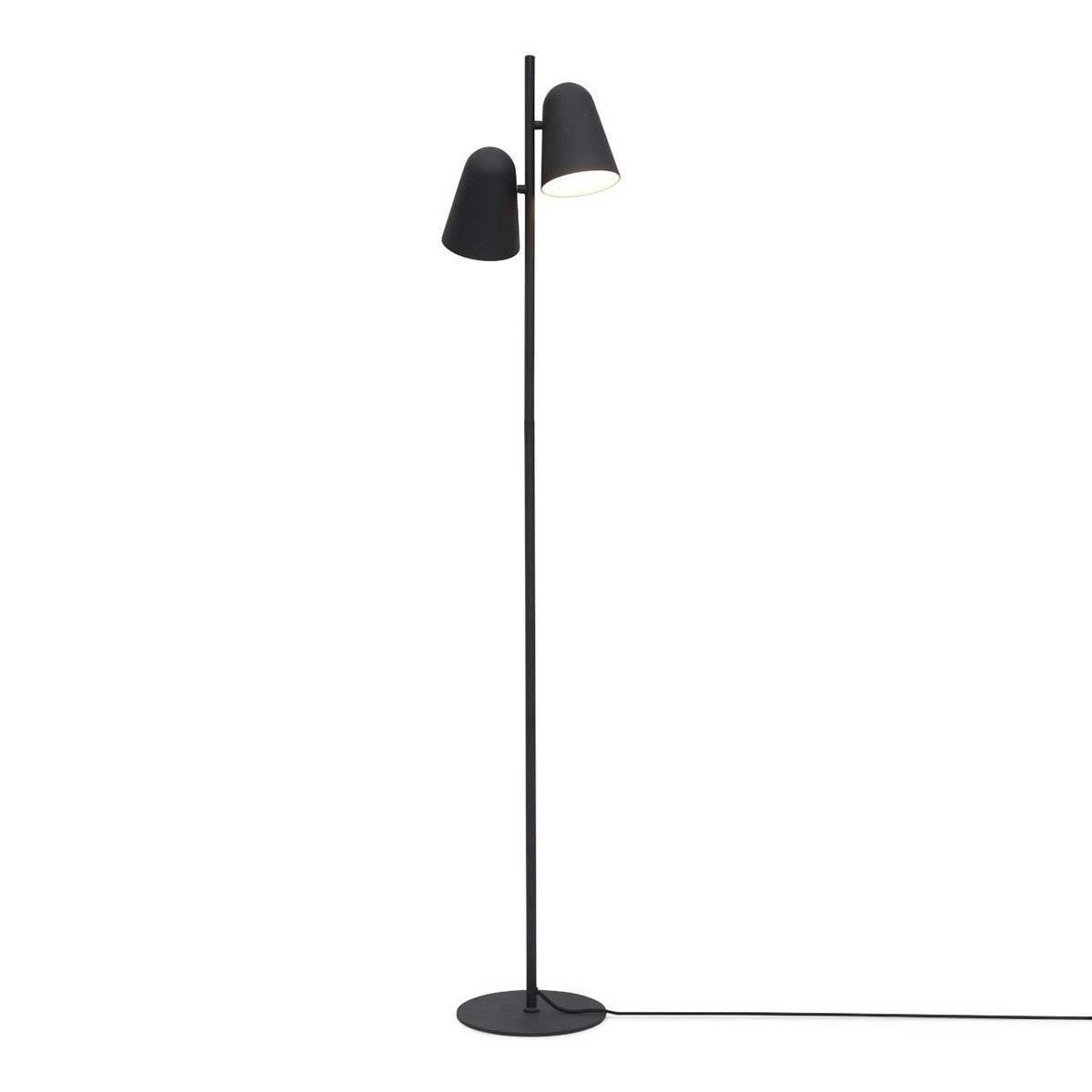 Retro schwarze Metall-Stehlampe It's About RoMi Salamanca