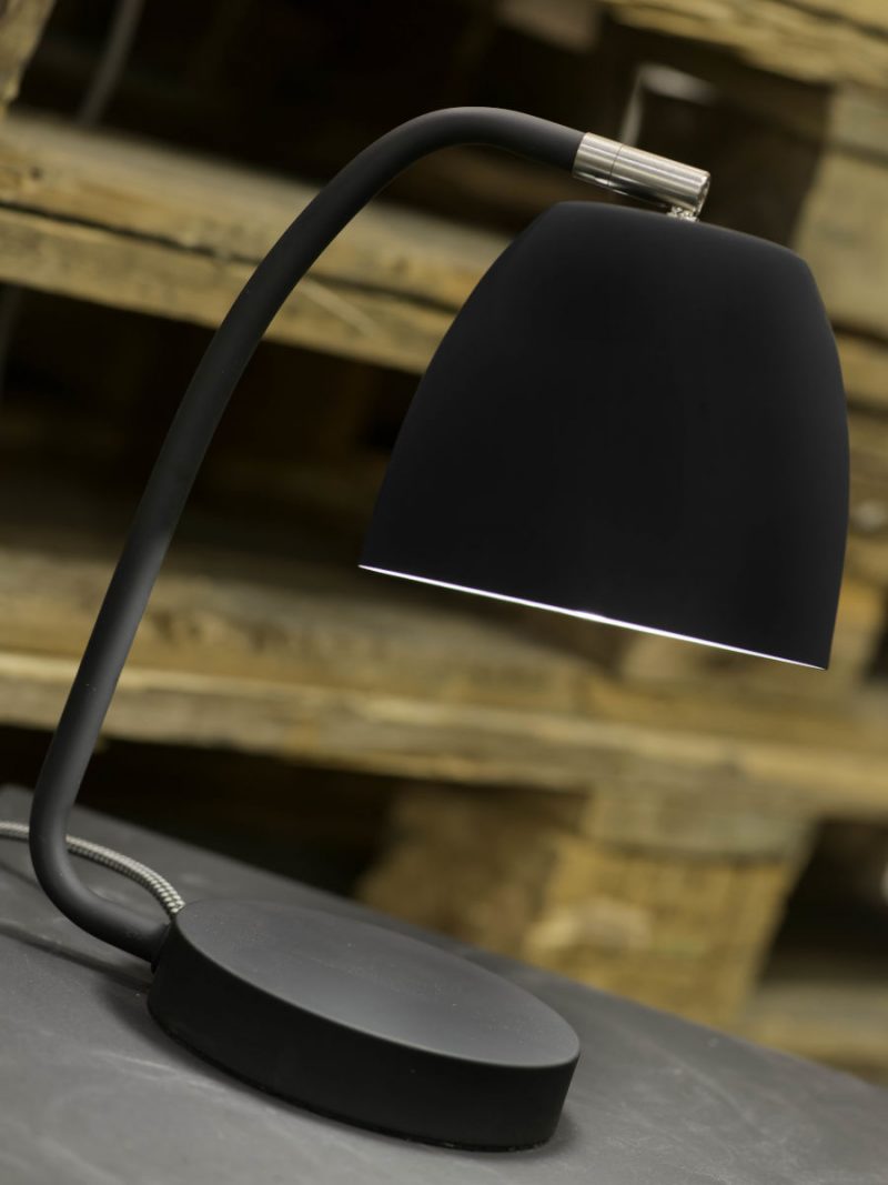 Retro schwarze Metall-Tischlampe It's About RoMi Newport – Bild 4