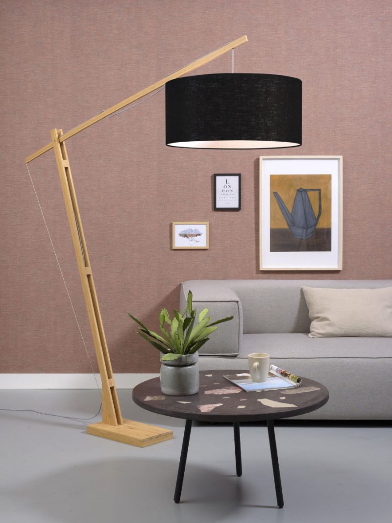 Schwarze Bambus-Skandinavische Stehlampe GOOD&MOJO Montblanc – Bild 5
