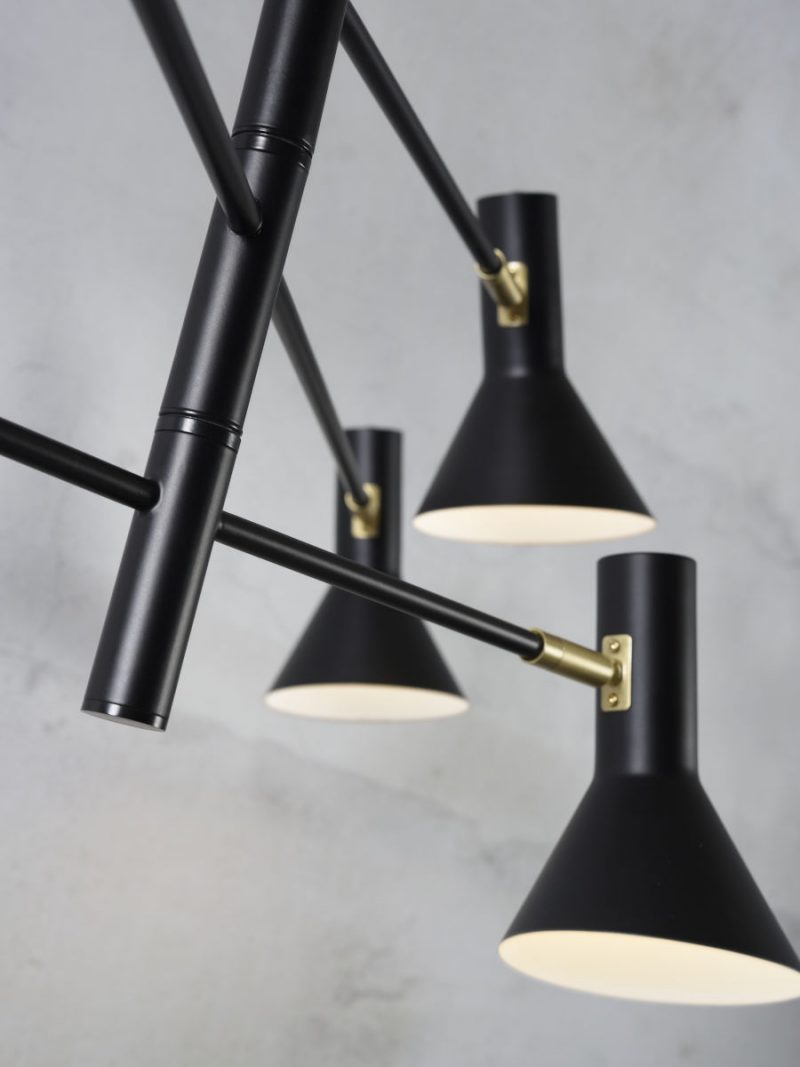 Schwarze retro Metall Deckenleuchte It's About RoMi Izmir – Bild 6