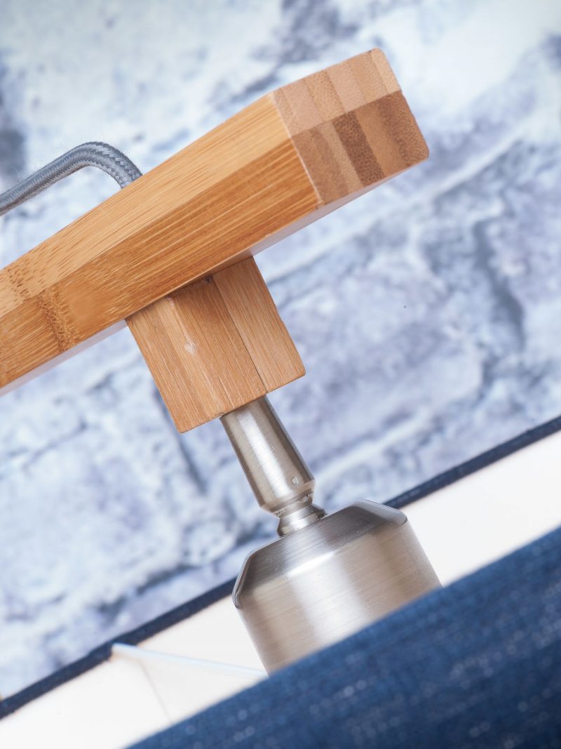 Weiße Leinen skandinavische Stehlampe GOOD&MOJO Himalaya – Bild 3