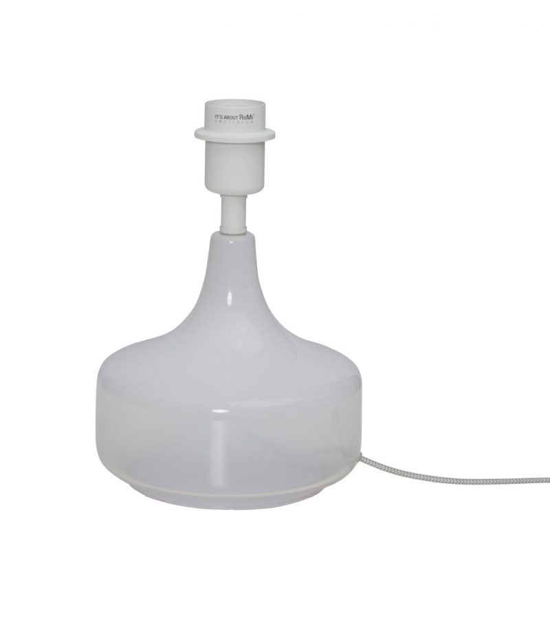 Weiße Metall-Baumwolle-Tischlampe skandinavisch It's About RoMi Reykjavik – Bild 8