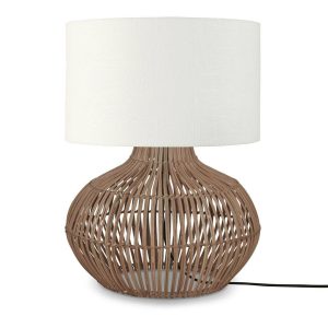 weiße-runde-tischlampe-rattan/leinen-good-&-mojo-kalahari-kalahari/t32/n/3220/w