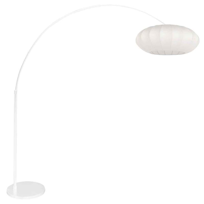 weiße-skandinavische-bogenlampe-mit-leinenschirm-steinhauer-sparkled-light-4185w