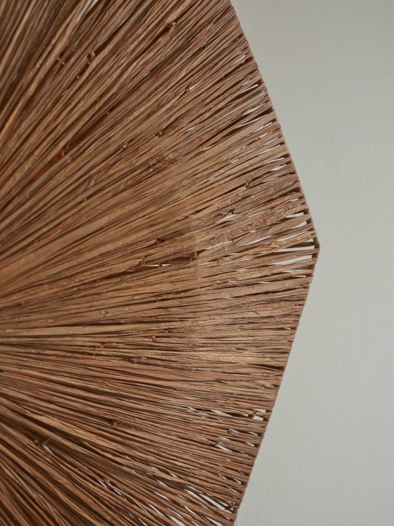 Achteckige Raffia Wandlampe Braun GOOD&MOJO Panama – Bild 9