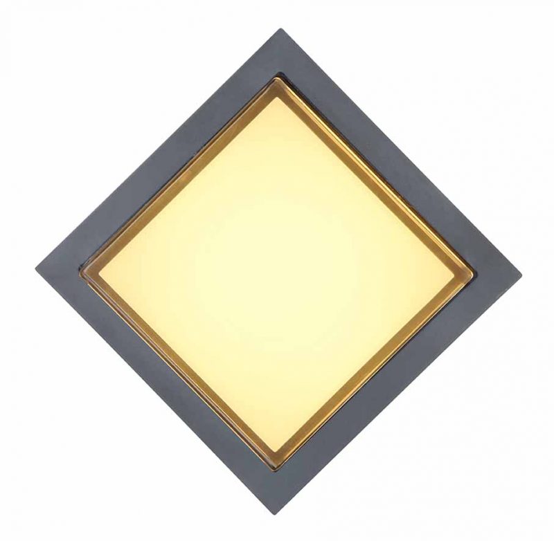 Außenlampe Anthrazit Modern Quadratisch Globo Jalla – Bild 2
