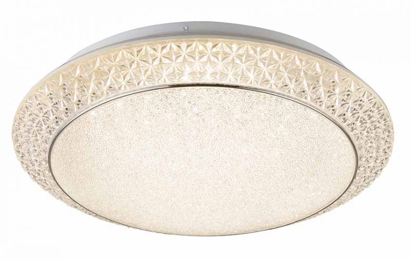Deckenlampe Weiß Rund Klassisch Globo Ronja – Bild 2