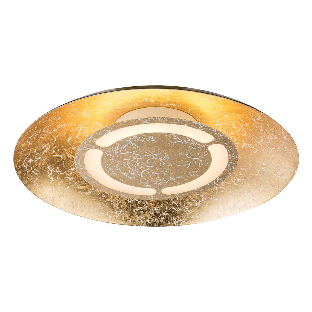 Klassische goldene Metall-Deckenlampe Globo Tabea