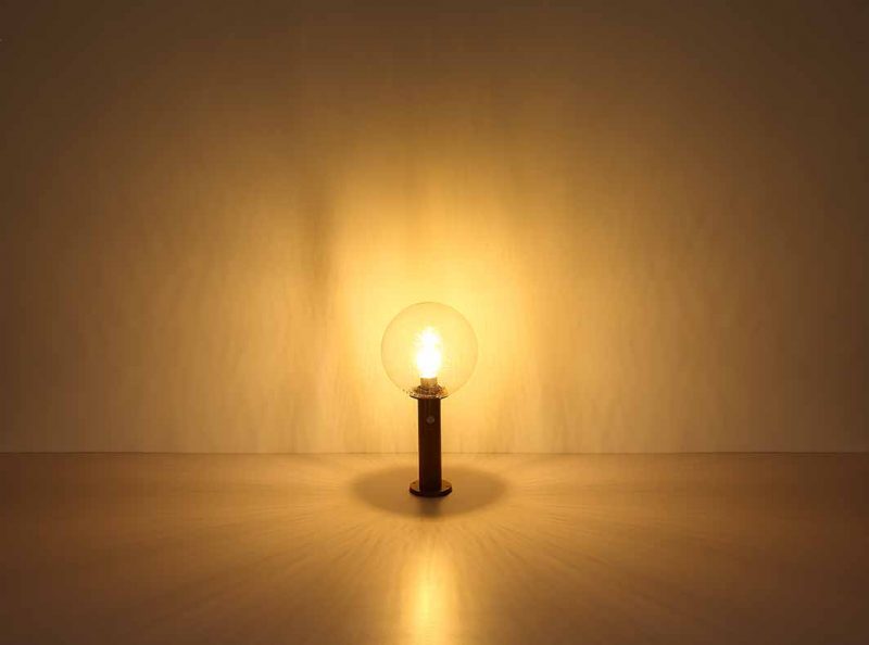 Klassische natürliche Aluminium-Außenlampe Globo Ossy – Bild 4