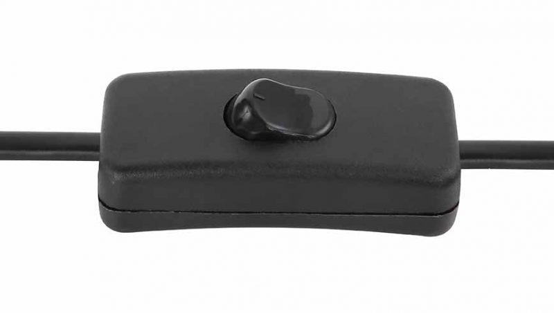 Ländliche schwarze Metall-Stehlampe Globo Soeni – Bild 4