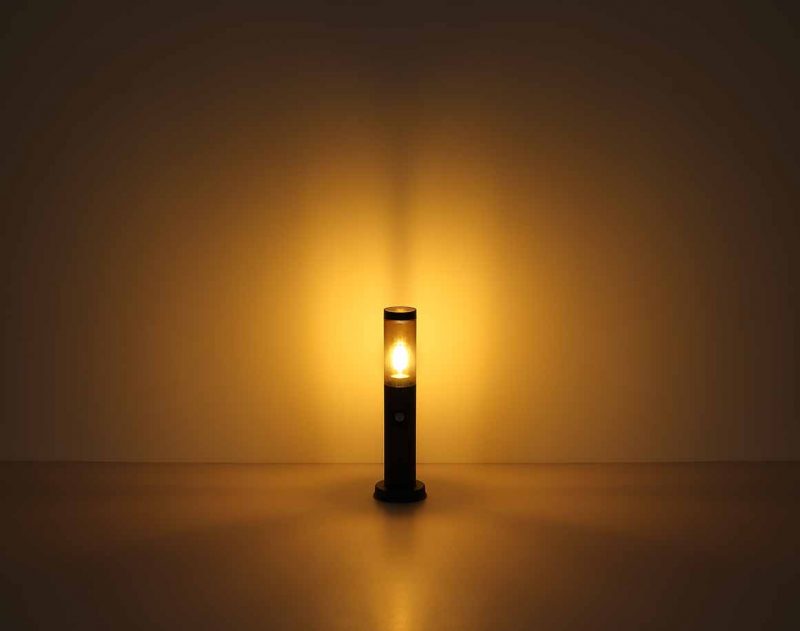 Moderne anthrazitfarbene Rohr-Außenlampe Globo Boston – Bild 4
