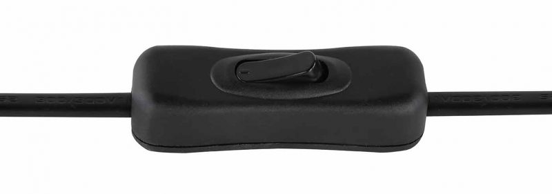 Moderne schwarze Metall Tischlampe Globo Blacky – Bild 3