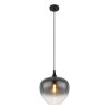 moderne-schwarze-rauchglas-metall-hängelampe-globo-maxy-15548h1