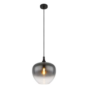 moderne-schwarze-rauchglas-metall-hängelampe-globo-maxy-15548h1