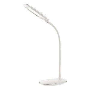 ovale-tischlampe-weiß/chrom-kunststoff-globo-minea-i-58262