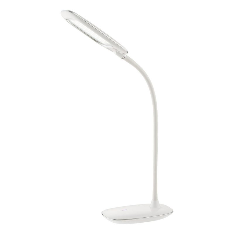 ovale-tischlampe-weiß/chrom-kunststoff-globo-minea-i-58262