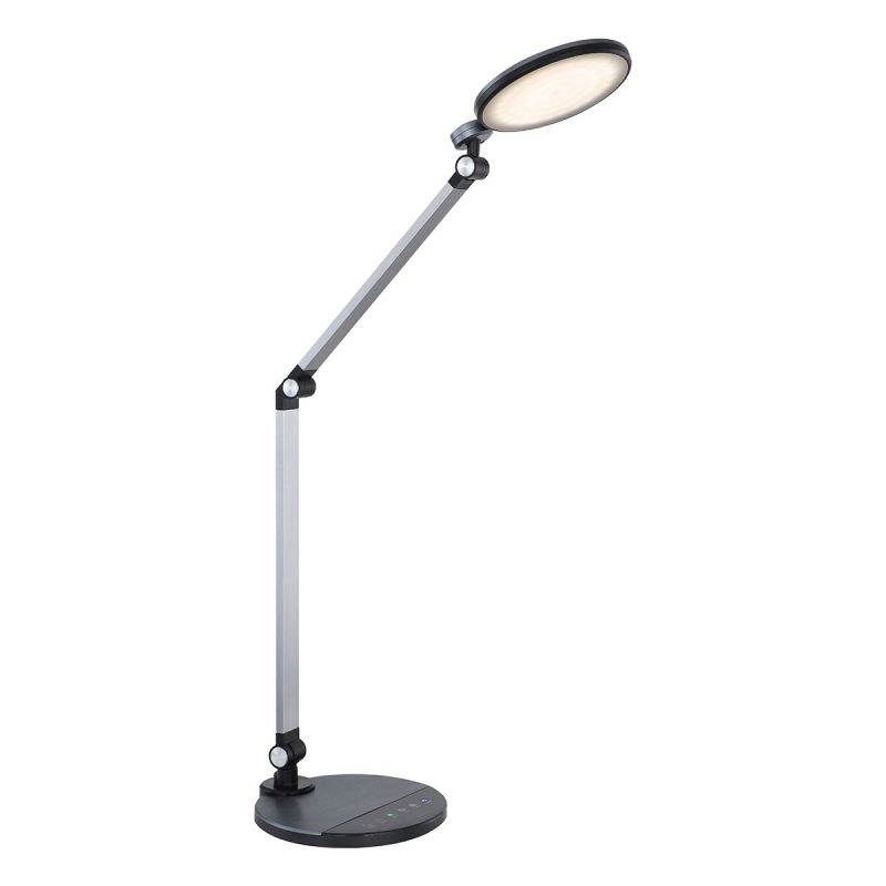 runde-aluminium-tischlampe-schwarz/silber-globo-konsti-58428b