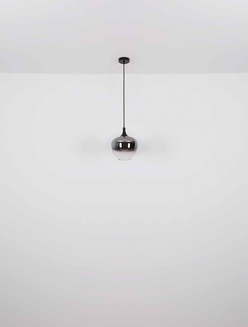 Runde moderne schwarze Deckenlampe Globo Maxy – Bild 4