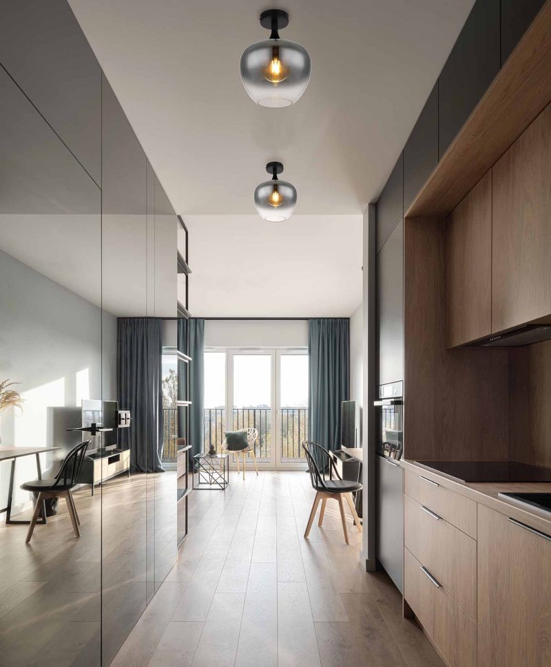 Runde moderne schwarze Deckenlampe Globo Maxy – Bild 5