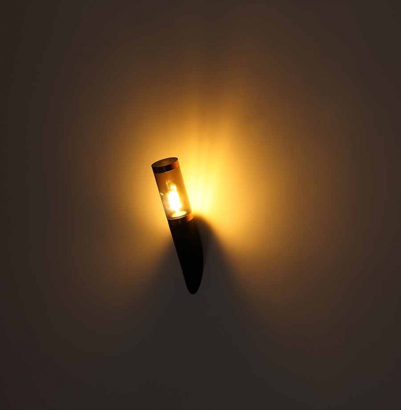 Schwarze Röhren-Außenlampe Globo Boston – Bild 4