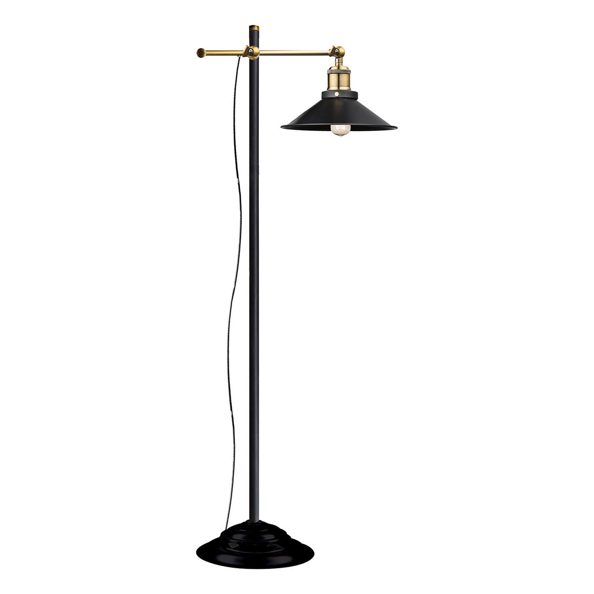 Vintage-Kupfer-Metall-Stehleuchte Globo Lenius