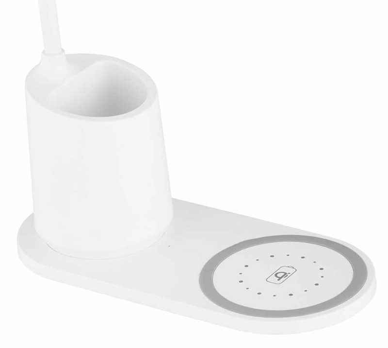 Weiße Ovale Wiederaufladbare Tischlampe Globo Melli – Bild 2