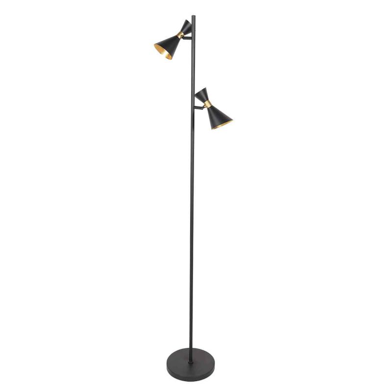 Trendige Metall-Stehlampe schwarz Anne Lighting Preto – Bild 2