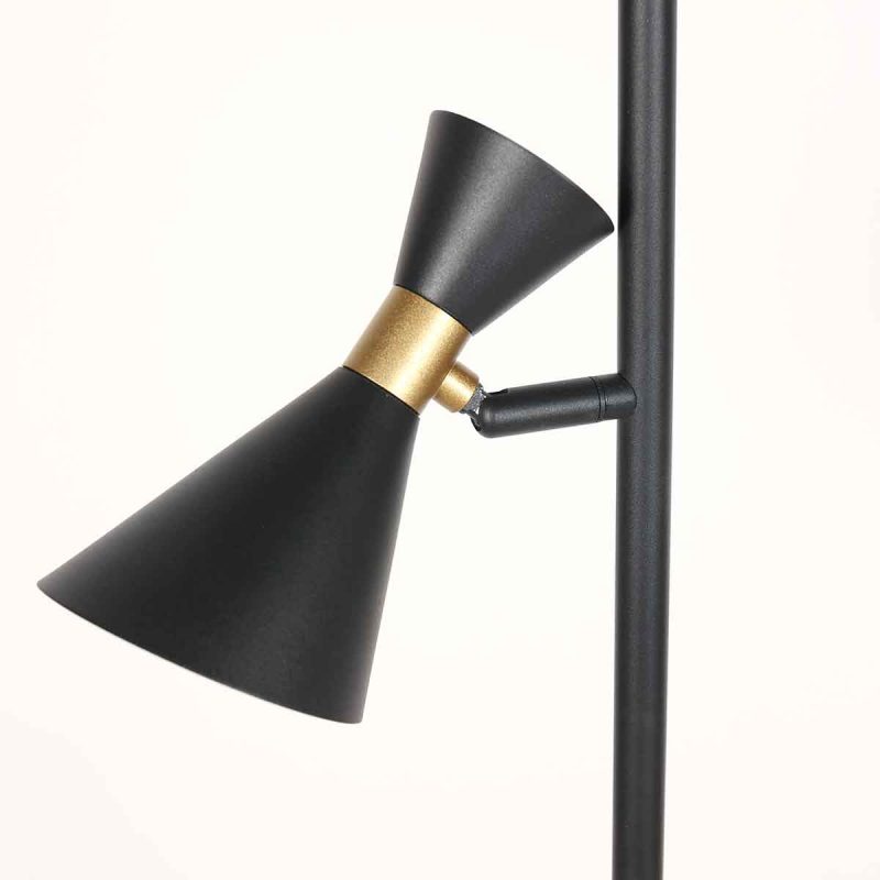 Trendige Metall-Stehlampe schwarz Anne Lighting Preto – Bild 4