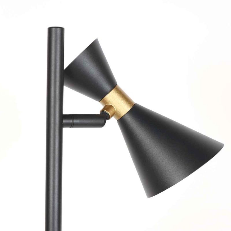 Trendige Metall-Stehlampe schwarz Anne Lighting Preto – Bild 5