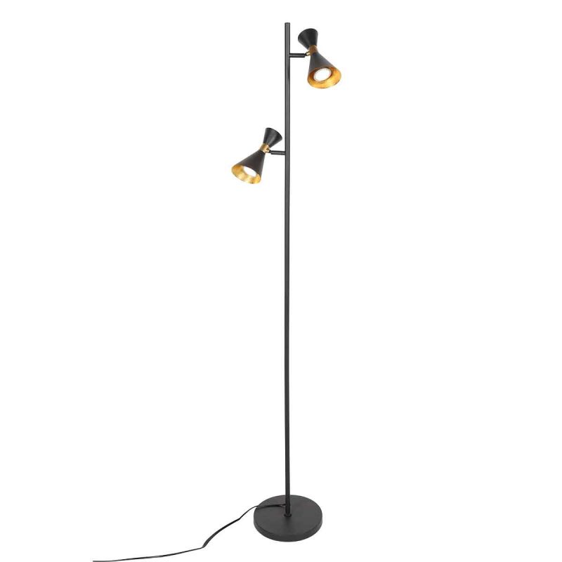 Trendige Metall-Stehlampe schwarz Anne Lighting Preto – Bild 9