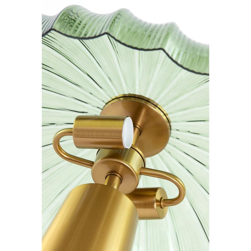 Grün/goldene Tischlampe Pilzform Light & Living Fungo – Bild 3