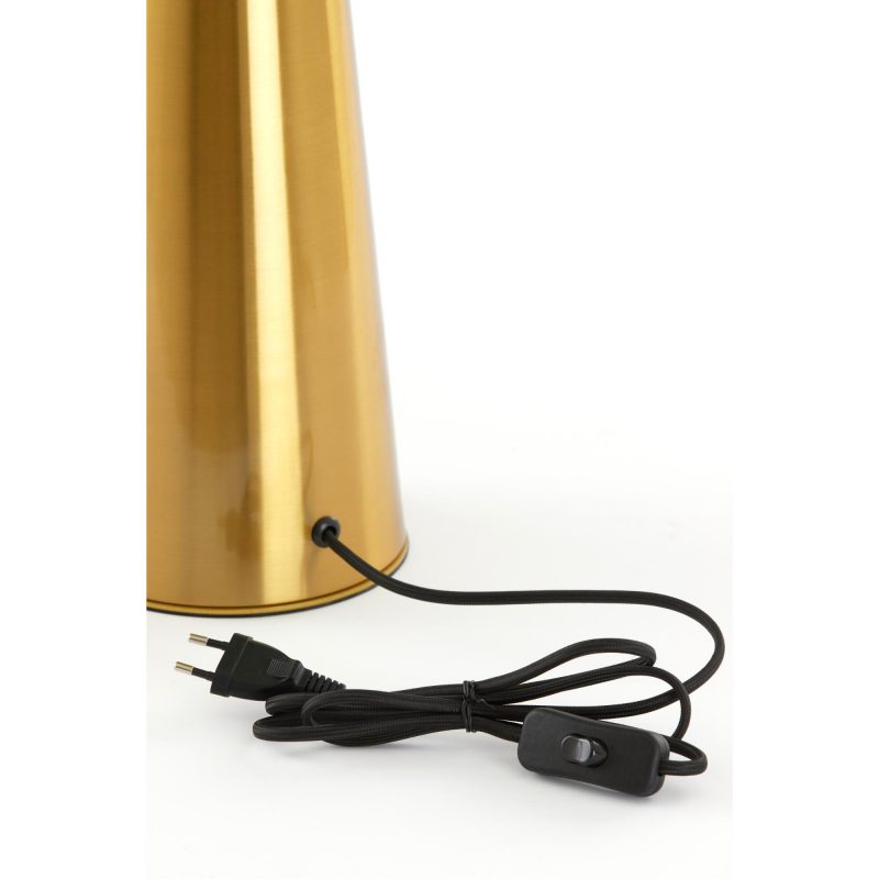 Grün/goldene Tischlampe Pilzform Light & Living Fungo – Bild 6