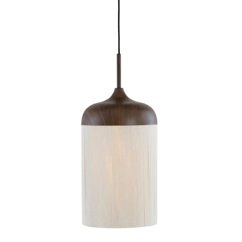 Hängeleuchte natur/braun Becherform 3-Licht Light & Living Dania – Bild 2