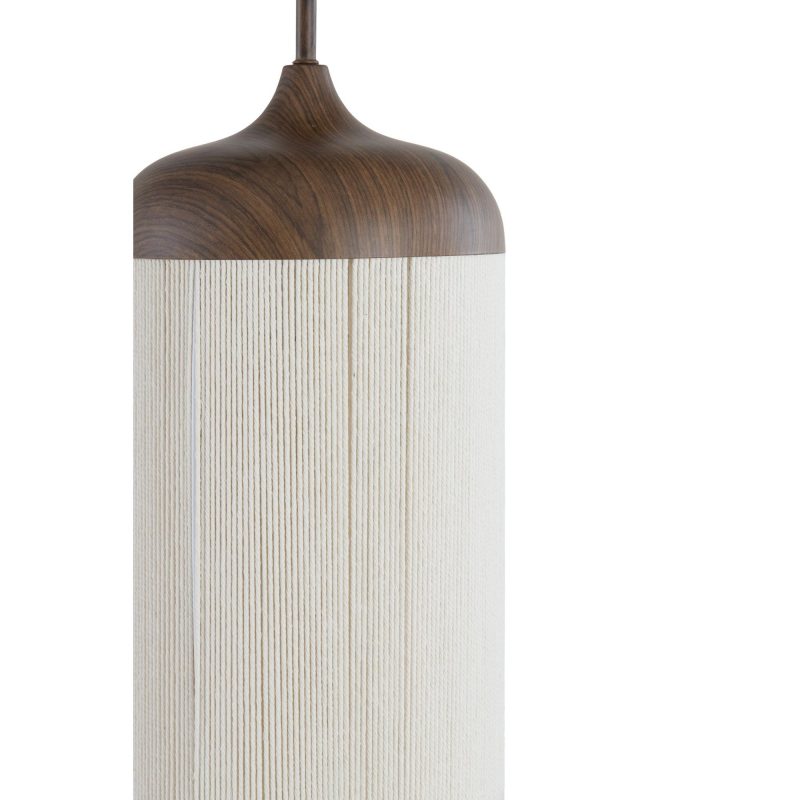 Hängeleuchte natur/braun Becherform 3-Licht Light & Living Dania – Bild 3