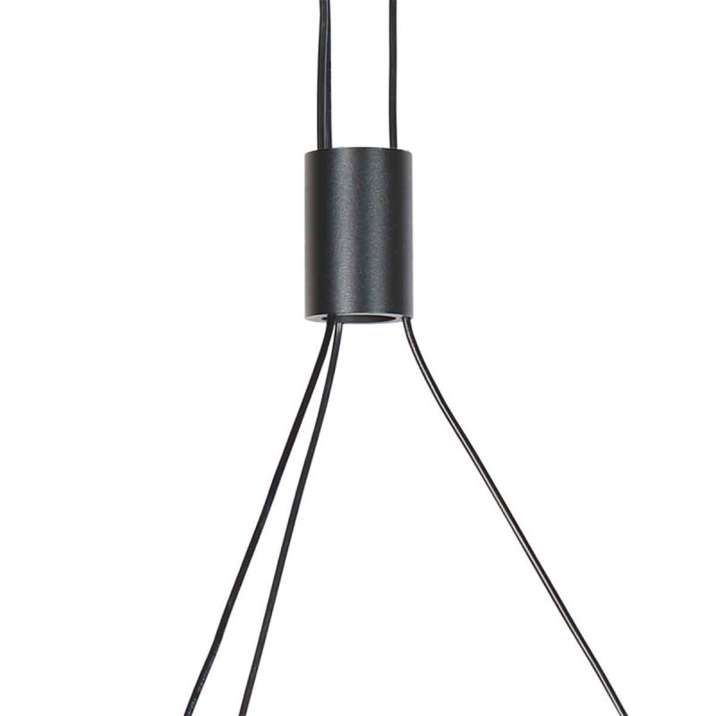Retro runde schwarze Pendelleuchte im modernen Design Steinhauer Marcadore – Bild 15