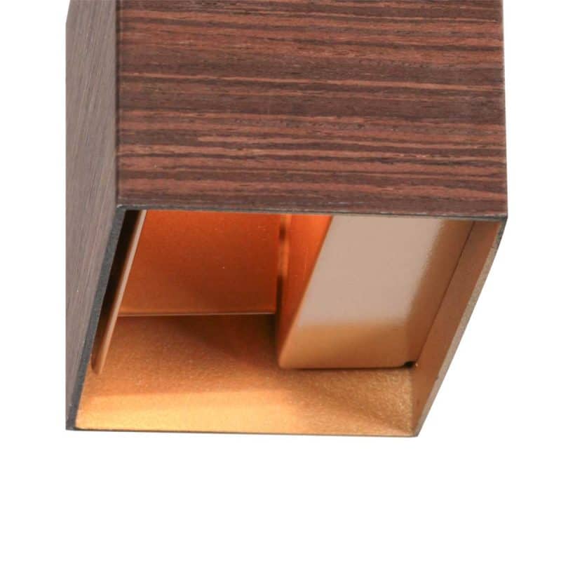 Landhausstil Wandleuchte in Holzoptik Steinhauer Muro – Bild 5