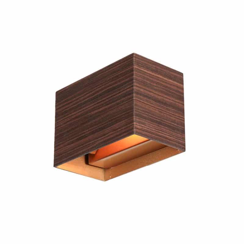 Landhausstil Wandleuchte in Holzoptik Steinhauer Muro