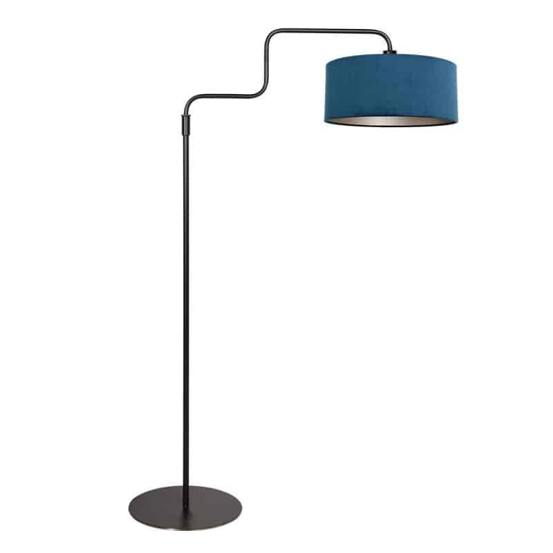 Auffällige blaue Metall-Stehlampe für ein modernes Ambiente Steinhauer Bloeba