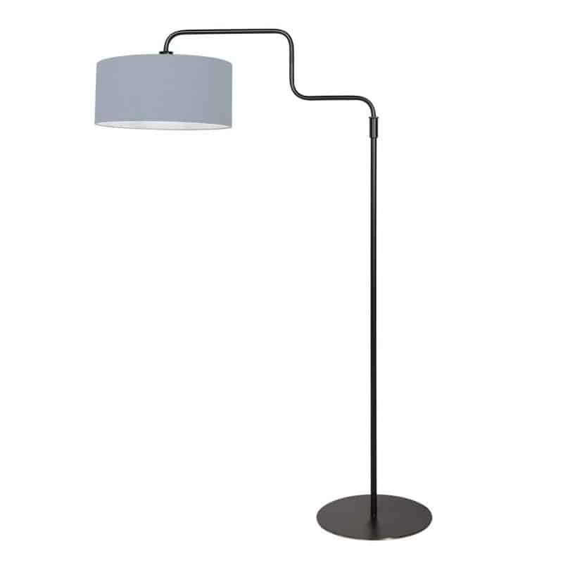 Edle Stehlampe aus blauem Stoff mit stilvollem Look Steinhauer Bloeba – Bild 2