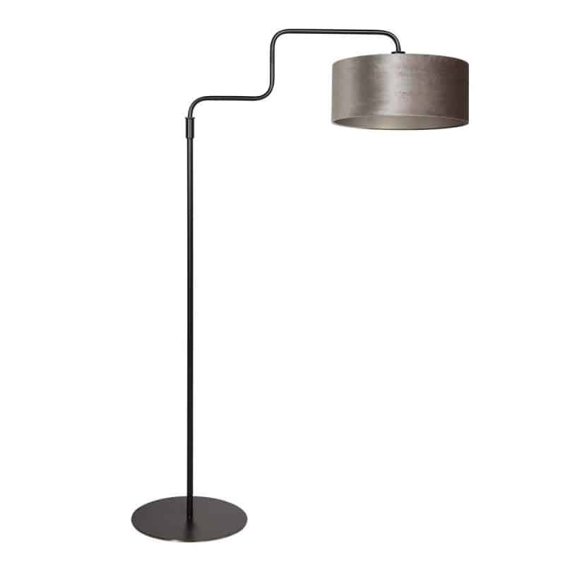 Zeitlose silberne Metall-Stehlampe für jedes Interieur Steinhauer Bloeba