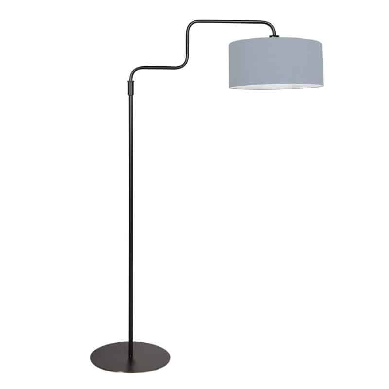 Edle Stehlampe aus blauem Stoff mit stilvollem Look Steinhauer Bloeba