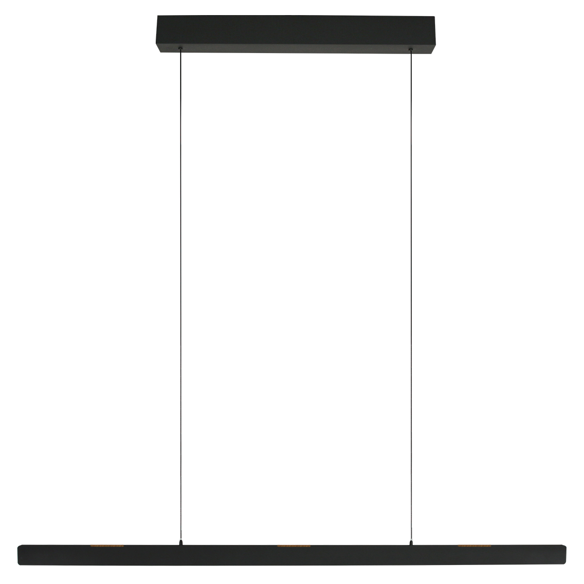 Verstellbare schwarze Design-Hängelampe Steinhauer Fluxy - 160cm