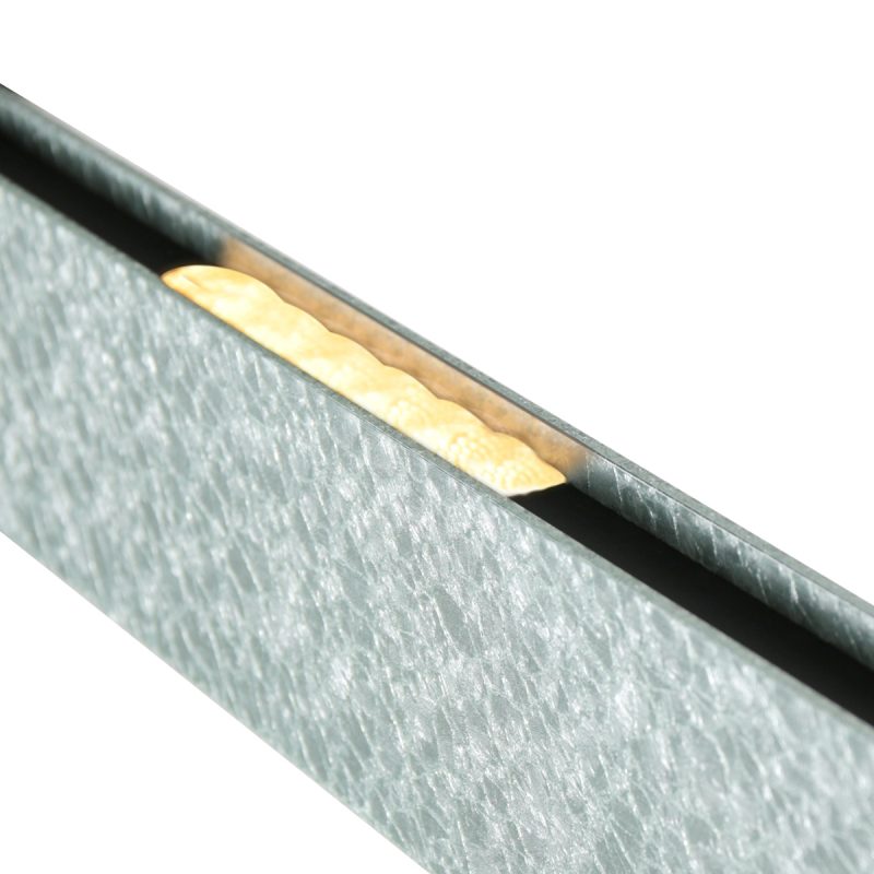 Champagnerfarbene Stahl-Design-Hängelampe mit Dimmer Steinhauer Fluxy - 160cm – Bild 4