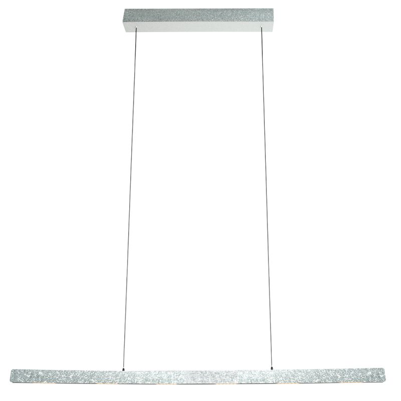 Champagnerfarbene Stahl-Design-Hängelampe mit Dimmer Steinhauer Fluxy - 160cm – Bild 12