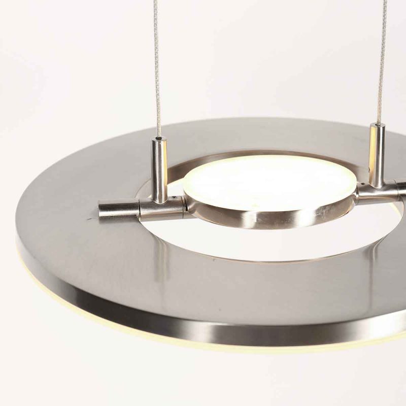 Moderne Stahl-Metall-Hängelampe Steinhauer Soleil – Bild 11