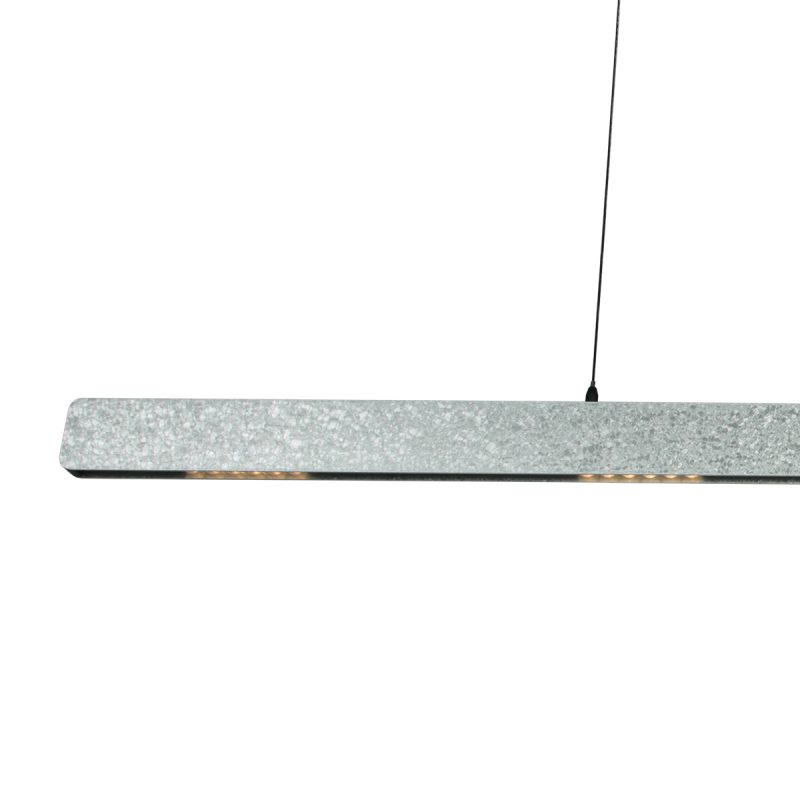 Stahlfarbene Design-Pendelleuchte mit Motiondimmer Steinhauer Fluxy - 120cm – Bild 4