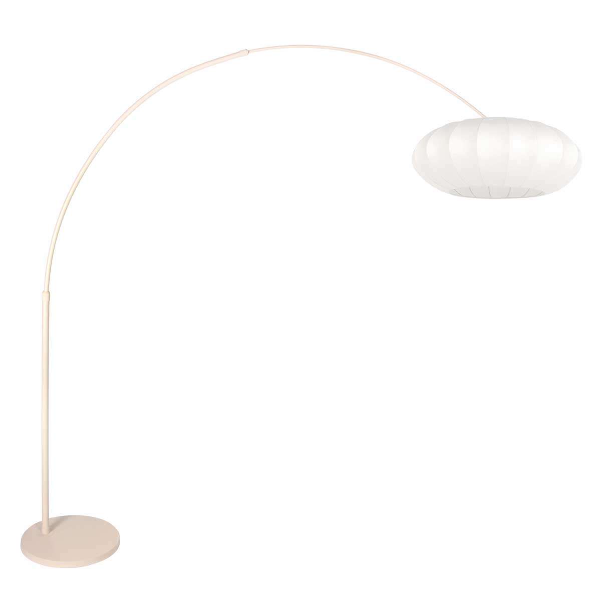 Creme Designlampe mit weißem Schirm Steinhauer Sparkled Light